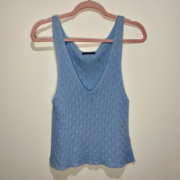American Apparel-Baby Blue Knit Camisole - Picture 2 of 4